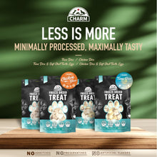 画像をギャラリービューアに読み込む, 正規品【犬猫兼用】CHARM チャーム フリーズドライ トリーツ 大西洋マグロキューブ & スッポンの卵(CHARM TREAT Dog & Cat Tuna Dice & Soft-Shell Turtle Eggs)