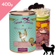 画像をギャラリービューアに読み込む, 正規品【犬用】TerraCanis テラカニス グレインフリー チキン ドッグ ドッグフード ウェットフード コンプリート食(TerraCanis Grain-free Chicken Pumpkin Apple Parsnip Blackberry Wetfood Lacto-free)