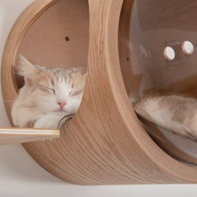 画像をギャラリービューアに読み込む, 【猫用(小型犬)】ベッド MYZOO-宇宙船GAMMA(オーク素材)