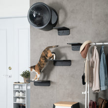 画像をギャラリービューアに読み込む, 【猫用】キャットステップ MYZOO-LACK(ブラック) ×2枚