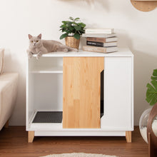 画像をギャラリービューアに読み込む, 【猫用】トイレ収納ボックス(トイレ付) MYZOO-OMEGA SLIDE