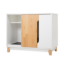 画像をギャラリービューアに読み込む, 【猫用】トイレ収納ボックス(トイレ付) MYZOO-OMEGA SLIDE