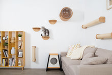 画像をギャラリービューアに読み込む, 【猫用】キャットステップ MYZOO-ROUND LACK(無地) ×2枚