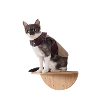 画像をギャラリービューアに読み込む, 【猫用】キャットステップ MYZOO-ROUND LACK(無地) ×2枚