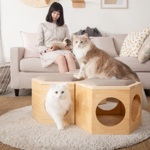 画像をギャラリービューアに読み込む, 【猫用】部品 MYZOO-六角ハウスチェアプレート(無地)