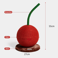 画像をギャラリービューアに読み込む, 【猫用】VETRESKA(ベトレスカ) 猫家具 爪とぎ さくらんぼ / Cherry