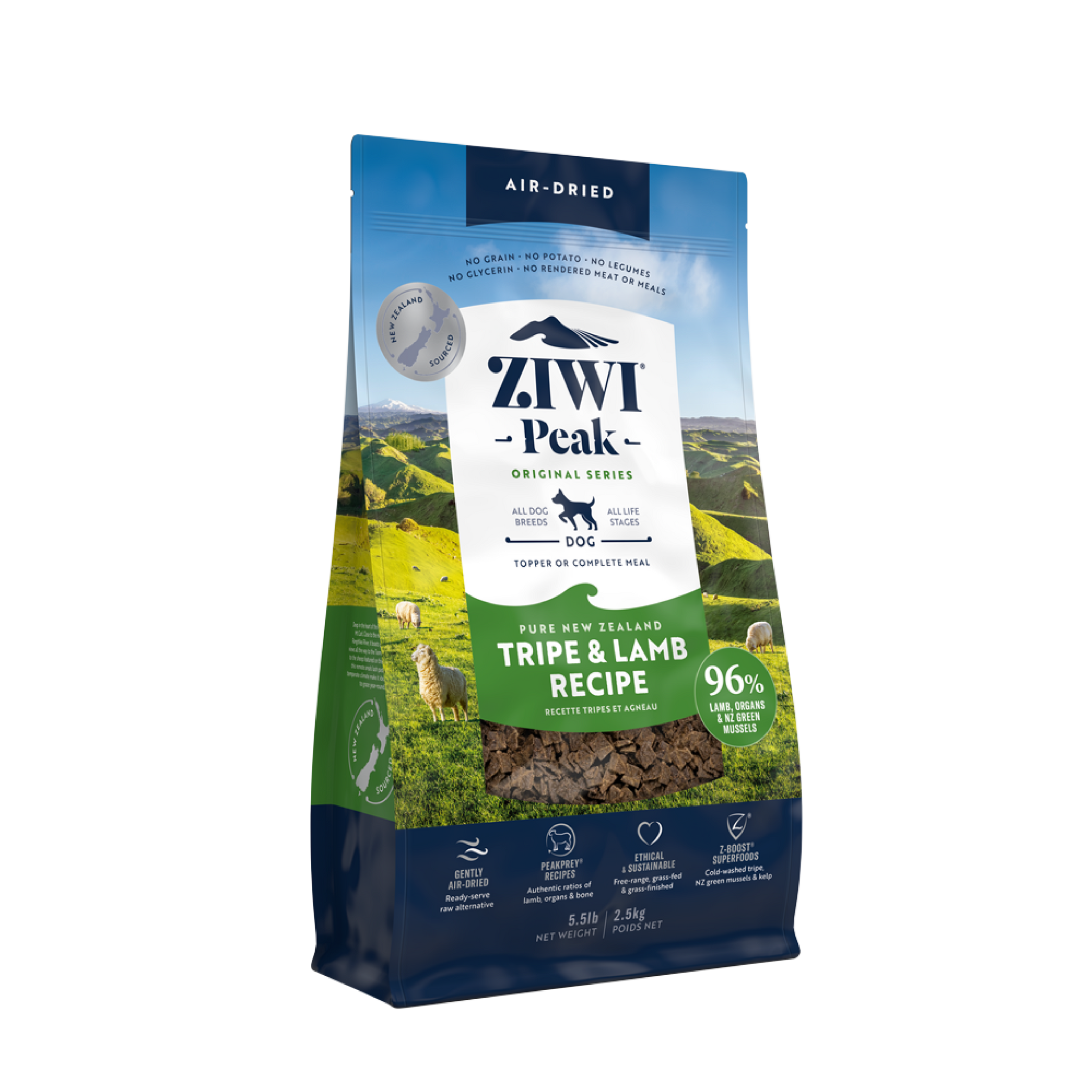 犬用】ZIWI エアドライ・ドッグフード トライプ&ラム(羊肉&胃 犬用】ZIWI エアドライ・ドッグフード トライプ&ラム(羊肉&胃