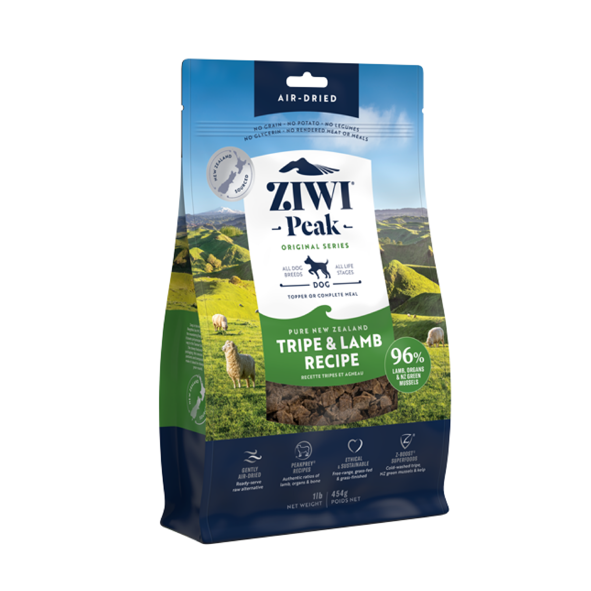 犬用】ZIWI エアドライ・ドッグフード トライプ&ラム(羊肉&胃 犬用】ZIWI エアドライ・ドッグフード トライプ&ラム(羊肉&胃