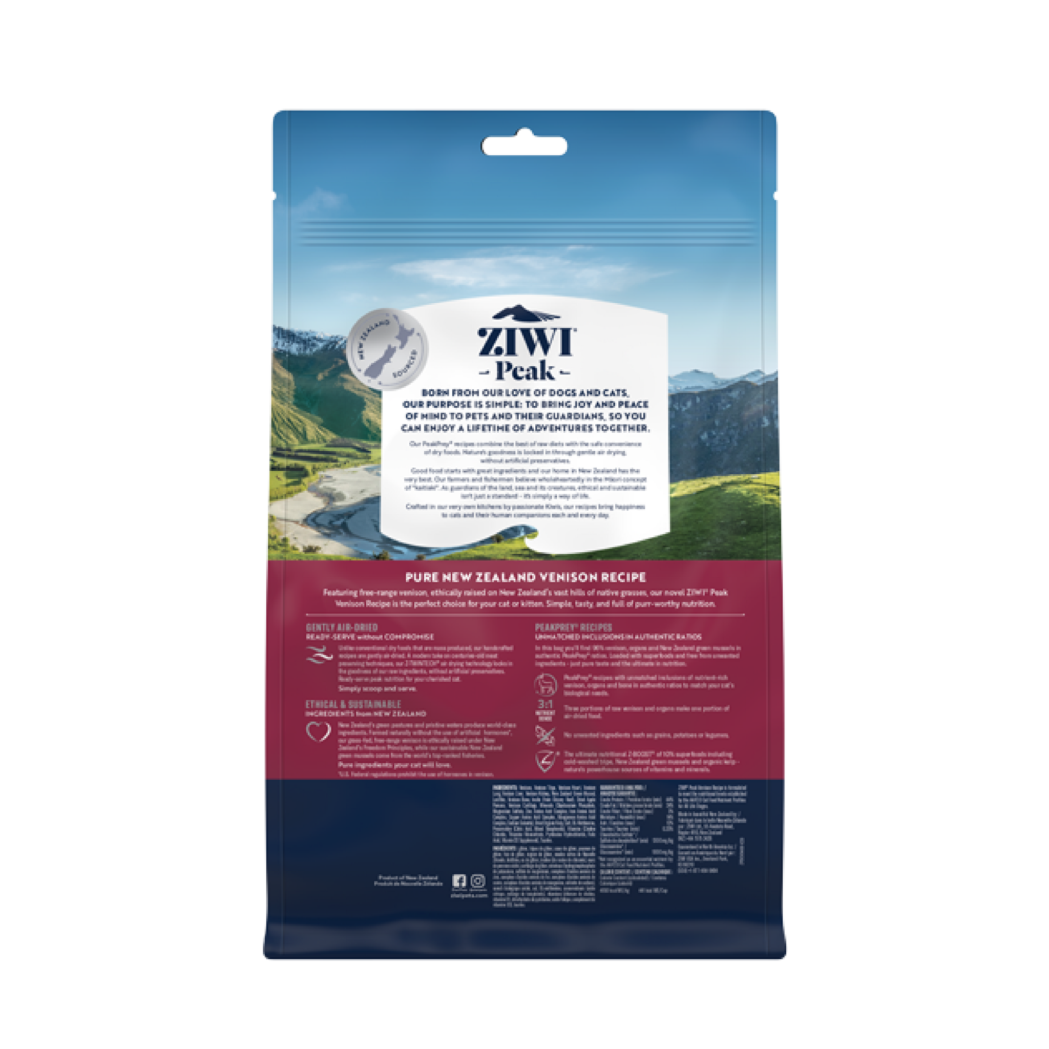ZIWI Peak 鹿肉キャットフード 400g