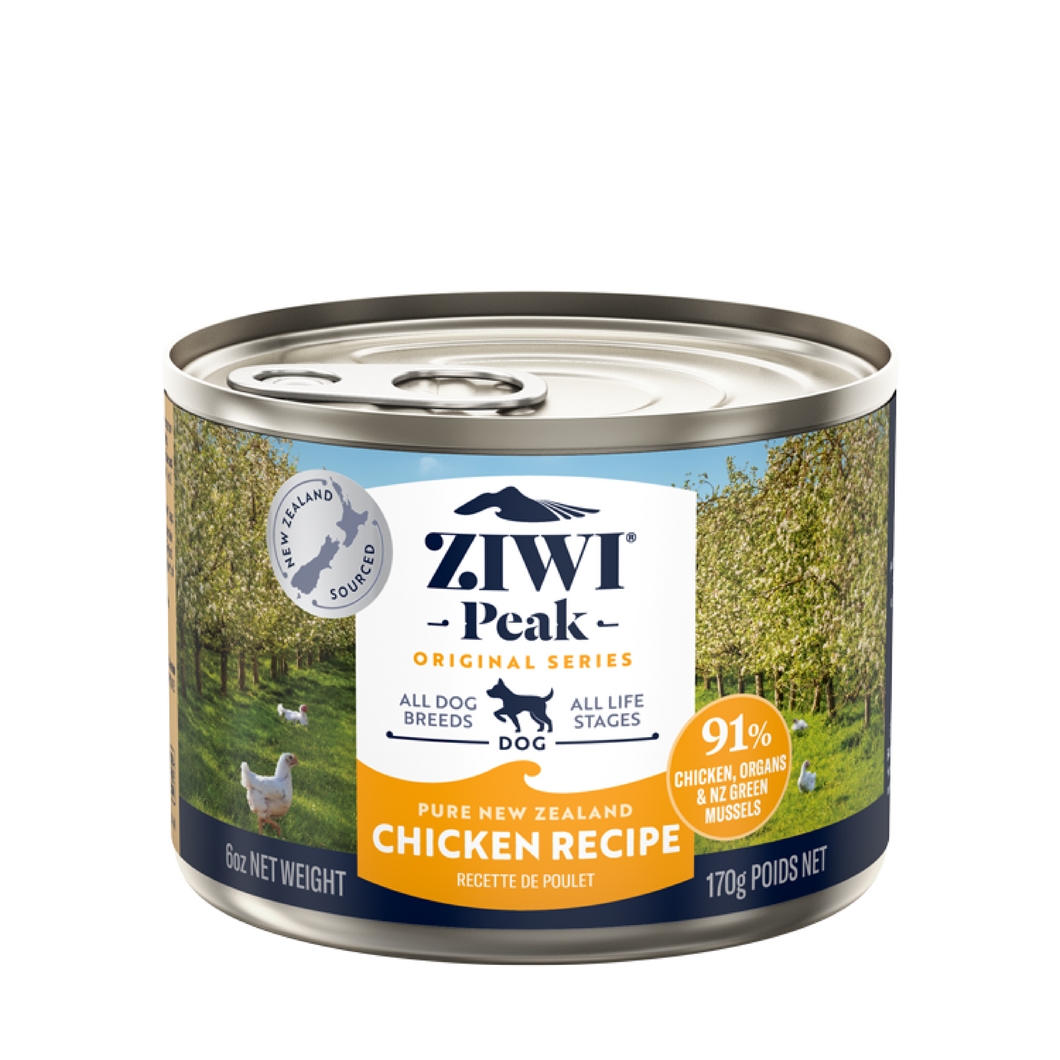 【犬用】ZIWI ドッグ缶 フリーレンジチキン（放し飼いで育てた鶏肉） 12缶セット