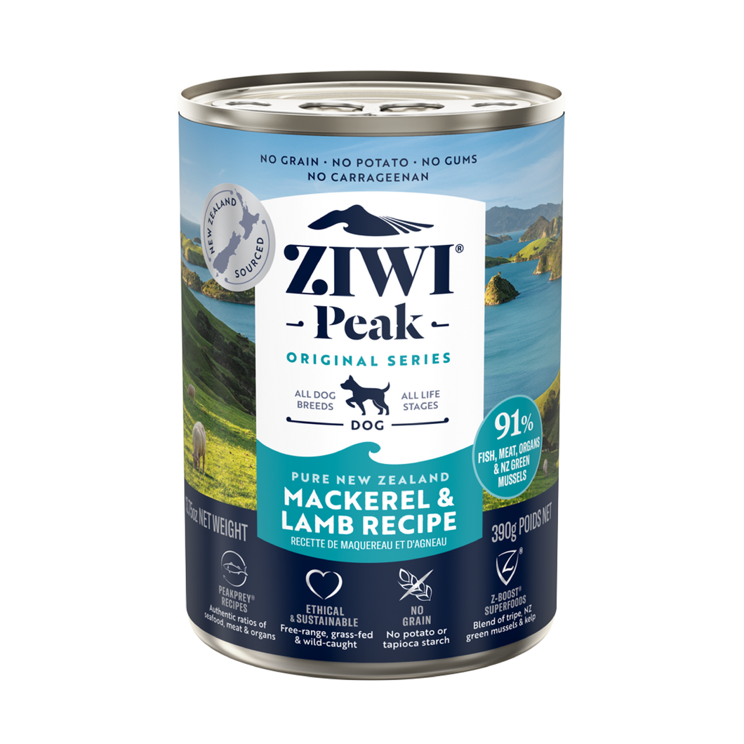 犬用】ZIWI ドッグ缶 マッカロー&ラム（サバ&羊肉） 12缶セット – Buy