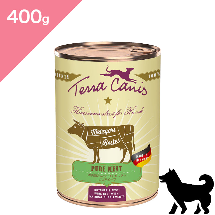 正規品【犬用】TerraCanis テラカニス ピュアミート ビーフ ドッグ ドッグフード ウェットフード 一般食（TerraCanis PureMeat Beef Wetfood）