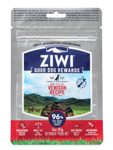 画像をギャラリービューアに読み込む, 【犬用おやつ】ZIWI エアドライ・ドッグトリーツ　ベニソン（鹿肉） 85g ×2袋
