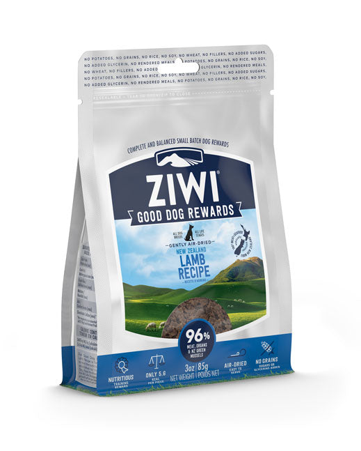 【犬用おやつ】ZIWI エアドライ・ドッグトリーツ　ラム（羊肉） 85g ×2袋
